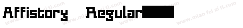 Affistory Regular字体转换